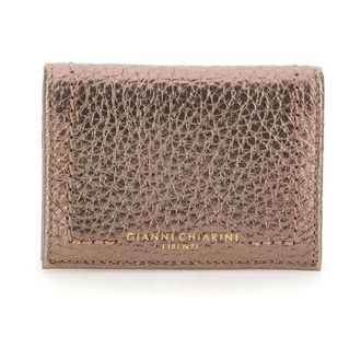 Gianni Chiarini Bubble Card Holder - female - Gianni Chiarini - Wallets & Cardholders - Brown - ONE SIZE - Accessories