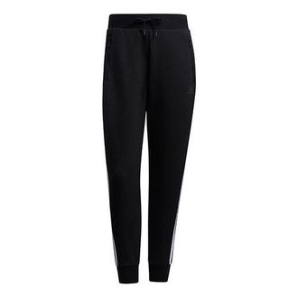 adidas (WMNS) adidas Fi Pt Dk Side Stripe Bundle Feet Sports Pants/Trousers/Joggers Black GT6826