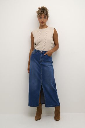 Cream Rok Straight fit blue