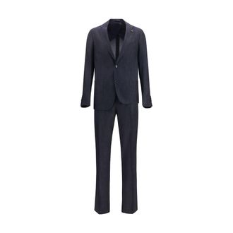 Lardini Cotton Two-Piece Mens Suit