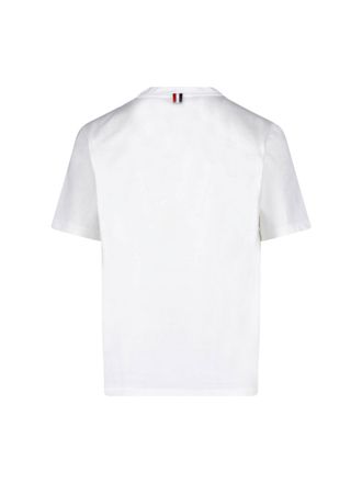 Thom Browne Mens T-Shirts And Polos White Cotton