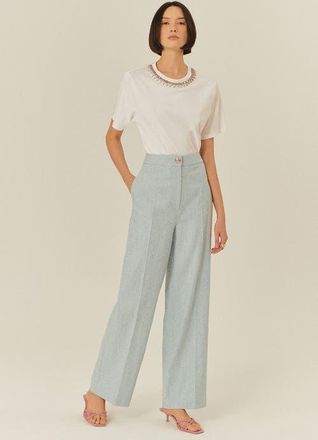 Exquise Kayleigh Glossy Accent High in Blue at Nordstrom, Size X-Large
