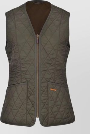 Barbour quilted padded v-neck sleeveless gilet