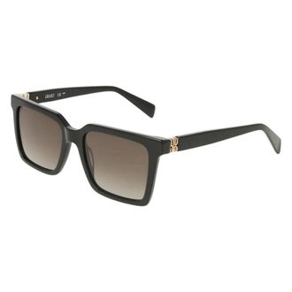 Liu Jo Rectangular Sunglasses - female - Liu Jo - Sunglasses - Black - 53 MM - Accessories