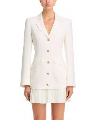 Cinq &agrave; Sept Long Sleeve Regan Dress In White