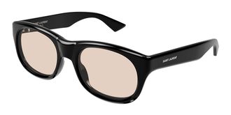 Saint Laurent SL 815 ROMY 006 Womens Sunglasses Black Size 56