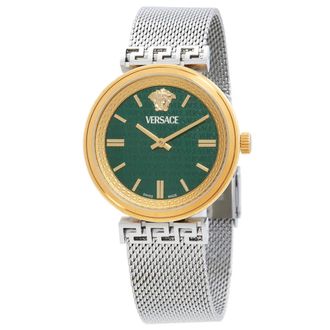 Versace Mythos Quartz Green Dial Ladies Watch VETCA0524