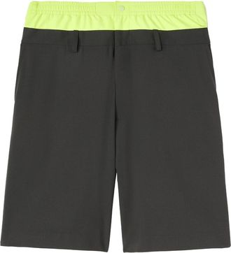 AMBUSH contrast waist shorts - men - Polyester/Polyamide/Rayon/Wool/Nylon - 48 - Black