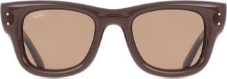 Ray-Ban RB4940 Wayfarer Puffer 687773 Mens Sunglasses Brown Size 50