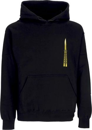 PROPAGANDA Zwarte Butterfly Hoodie Sweatshirt met lange mouwen - Heren - Hoodies - Zwart - XL - Katoen - Hoodies & sweatvesten