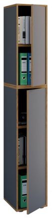 VCM Gabinete De Oficina De Madera Carpeta Gabinete De Archivo Muebles De Oficina Gabinete Salia 5 Veces De Ancho 30 Cm Puerta Giratoria (antracita) - Vcm