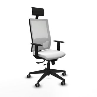 Piqueras y Crespo Silla De Oficina Con Cabecero Piqueras Y Crespo 1d066g1 Blanco