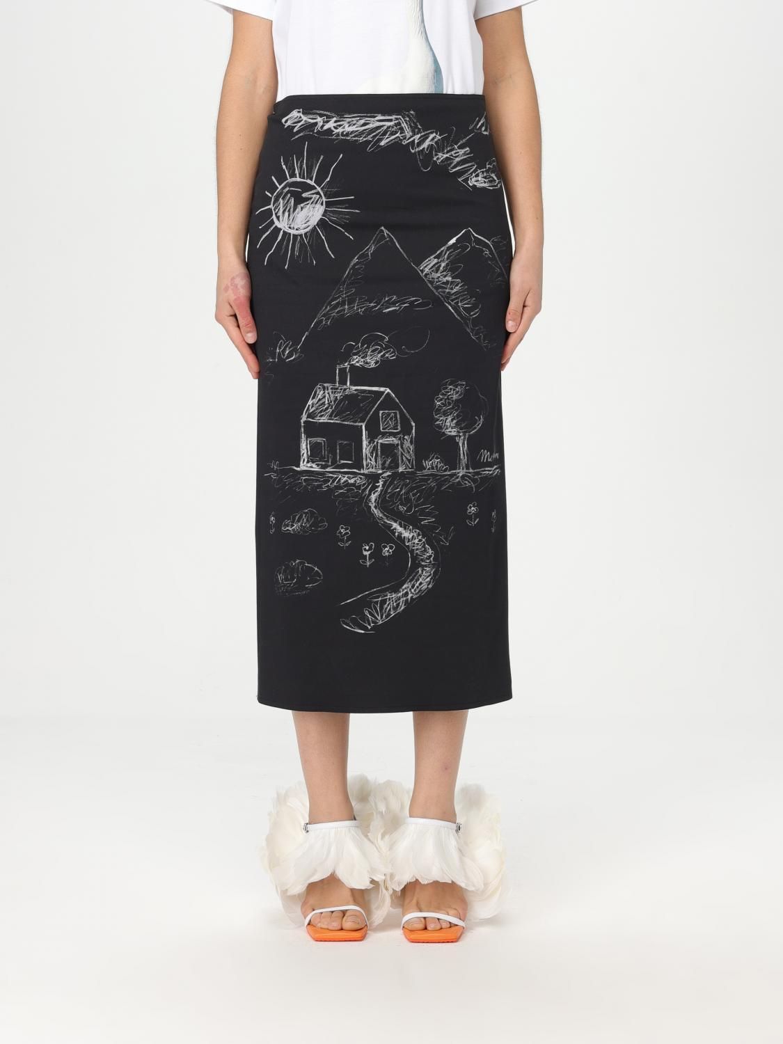 スカート MOSCHINO COUTURE Woman Skirt Black 01115519 0555 Moschino Skirt MOSCHINO COUTURE Woman color Black from
