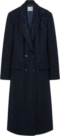 Forte_Forte My Coat - - Coats - Donna - Blu - M