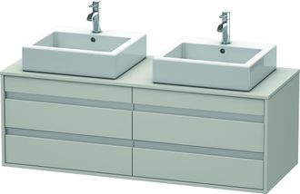 Duravit Mueble Bajo Lavabo Ketho 550x1400x496mm Hormig&oacute;n