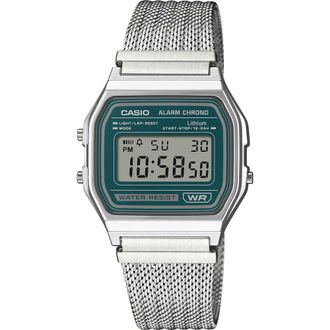 Casio Casio Collection Vintage Unisex Horloge Zilverkleurig A158WEM-3EF