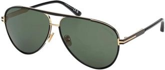 Tom Ford 01N Zonnebril - Heren - Zonnebrillen - Zwart - 63 MM - Accessoires