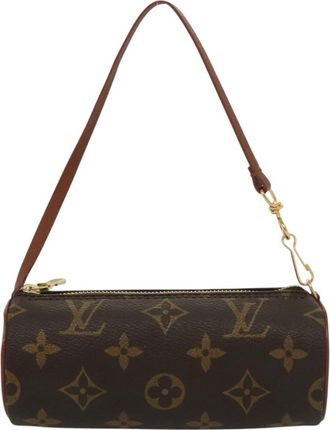 Louis Vuitton Papillon Pochette Monogram Canvas Brown Canvas Bag (Pre-Owned)