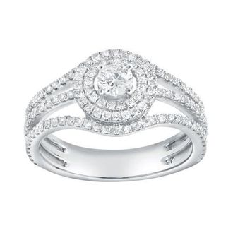 LuvMyJewelry Veyora 0.8 Ct 14K Gold Diamond Ring in 14K White Gold at Nordstrom, Size 7.5