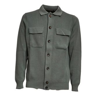 FILIPPO DE LAURENTIIS Light Jackets, male, Green, Size: M Field Jacket