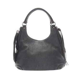 Chanel Pre-owned Logo Leren Handtas - Dames - Pre-owned - Zwart - Maat: ONE Size Leer
