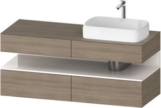 Duravit Qatego Consola Mueble Bajo Lavabo, 2 Extensiones, 2 - Duravit