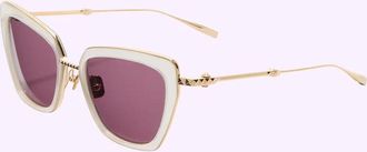 Valentino DAYDREAM II Bordeax Butterfly Ladies Sunglasses VLS-165 C 53