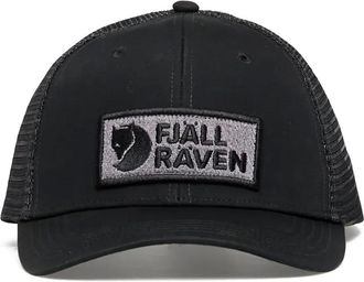 Fj&auml;llr&auml;ven logo patch cap - unisex - Polyester/Cotton - L/XL - Black