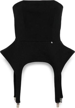 Nissa bandeau-style top - Black