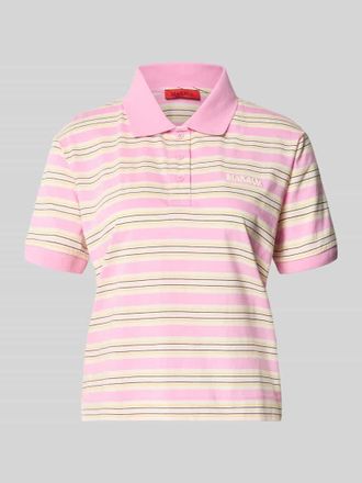 Max & Co. Regular Fit Poloshirt aus reiner Baumwolle Modell MANDARE in Pink, Gr&ouml;&szlig;e XL