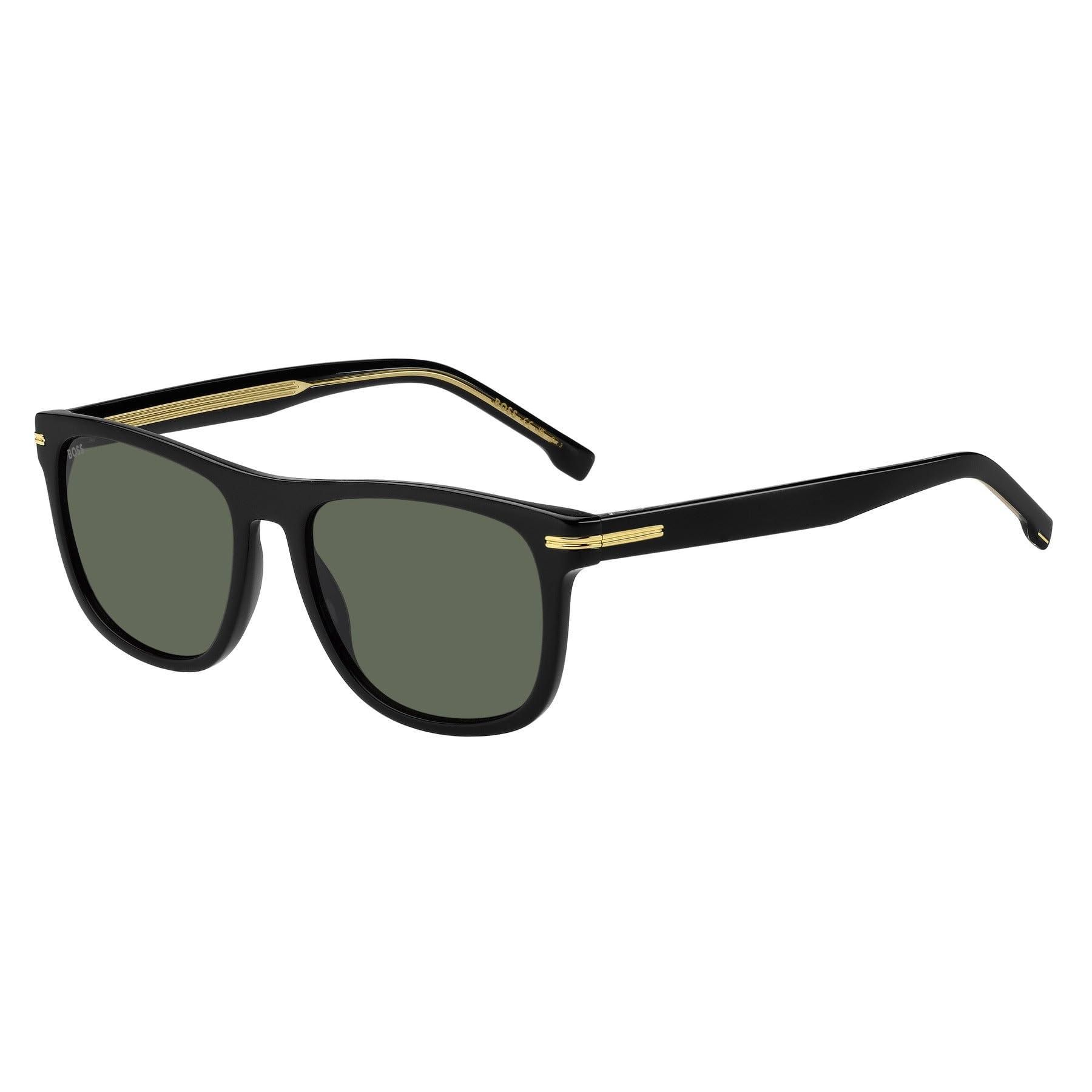 HUGO Herren Sonnenbrille HG 1286/S - Blue Silver, Polyamid, UV-Schutz