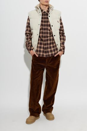 Moncler MONCLER GRENOBLE APR&Egrave;S-SKI Mens Shirt, Mens, Brown