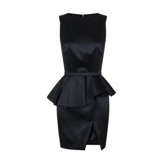 Elisabetta Franchi Dames, Jurken, Zwart, Maat: M Zijde