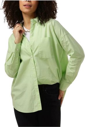 Drykorn Aake Blouse - Dames - Overhemden - Groen - M - Overhemden
