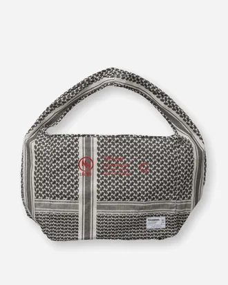 Neighborhood Shemagh Newspaper Bag Black