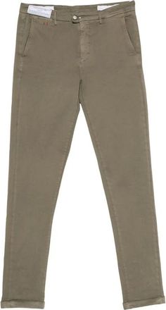 Sartoria Tramarossa Luis Chino Broek - Heren - Slim Fit Broeken - Groen - W36 - Katoen - Broeken