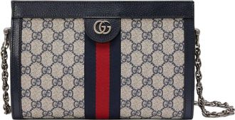 Gucci (WMNS) Gucci Ophidia GG Small Shoulder Bag Beige Blue 503877-K05NN-4076