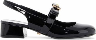 Versace Gianni Ribbon Patent 35 mmSlingback Pumps