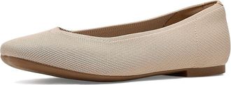 Easy Spirit Norene Womens Dress Flat Shoes Beige : 6.5 W (D), Polyester