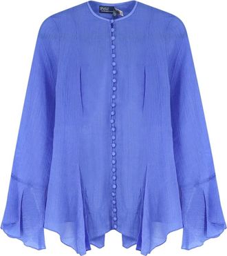 Polo Ralph Lauren Donna, Camicette, Blu, S, new