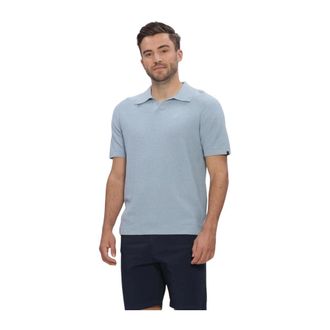 Butcher of Blue Tops, Heren, Blauw, 2Xl, Katoen, Boucle Knit Polo