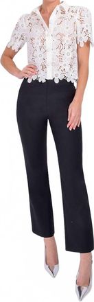 Jonathan Simkhai Evie Cropped Pants In Black