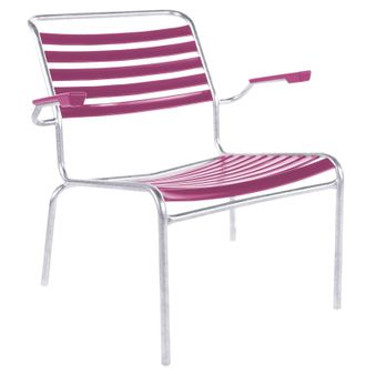 Schubiger M&ouml;bel L&auml;ttli-Lounger S&auml;ntis mit Armlehnen