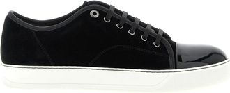 Lanvin Basket Lage Sneakers van Su&egrave;de - Heren - Sneakers - Zwart - 41 EU - Su&egrave;de - Schoenen