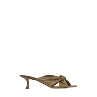 Jimmy Choo London Avenue 50 mm Nappa Leather Mules, Brand Size 35.5 ( US Size 5.5 )