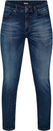 HUGO BOSS Mens Delaware 10263151 02 Slim Fit Jeans in Dark Blue - Size 38W/34L