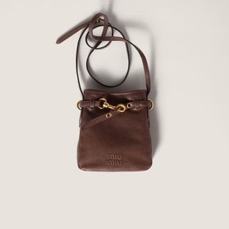 Miu Miu Nappa leather pouch