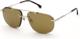 Lozza Sl2457 Alicudi 4 579X Mens Sunglasses Silver Size 62