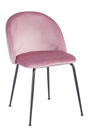 Regalos Miguel Regalos Miguel - Packs Sillas Comedor - Pack 2 Sillas Black Dalnia Terciopelo - Rosa
