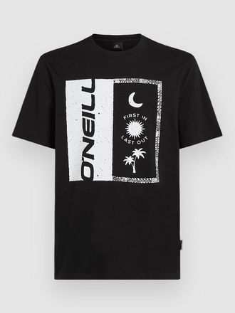 O'Neill Front Print T-Shirt schwarz